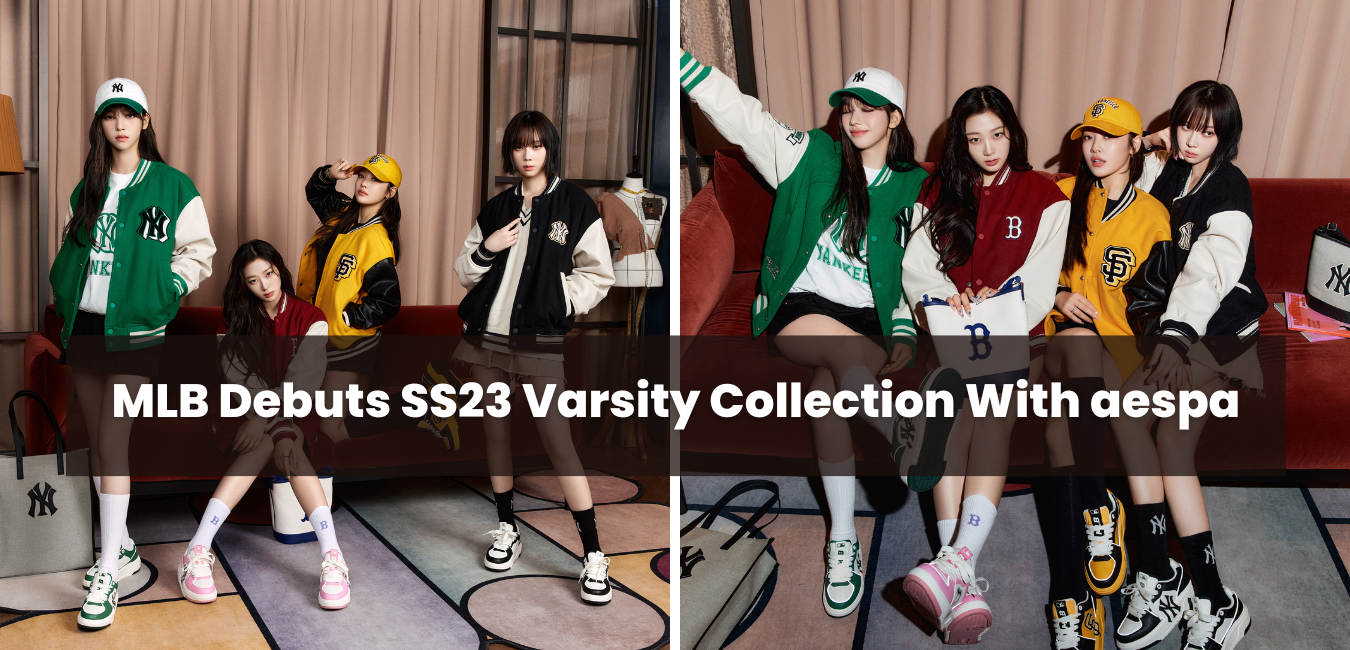 aespa for MLB 2023 SS 'Highteen' Collection