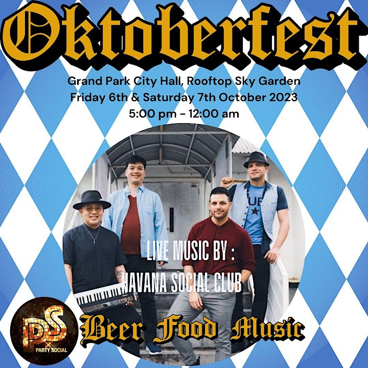 Live music will also be available for Oktoberfest 2023!